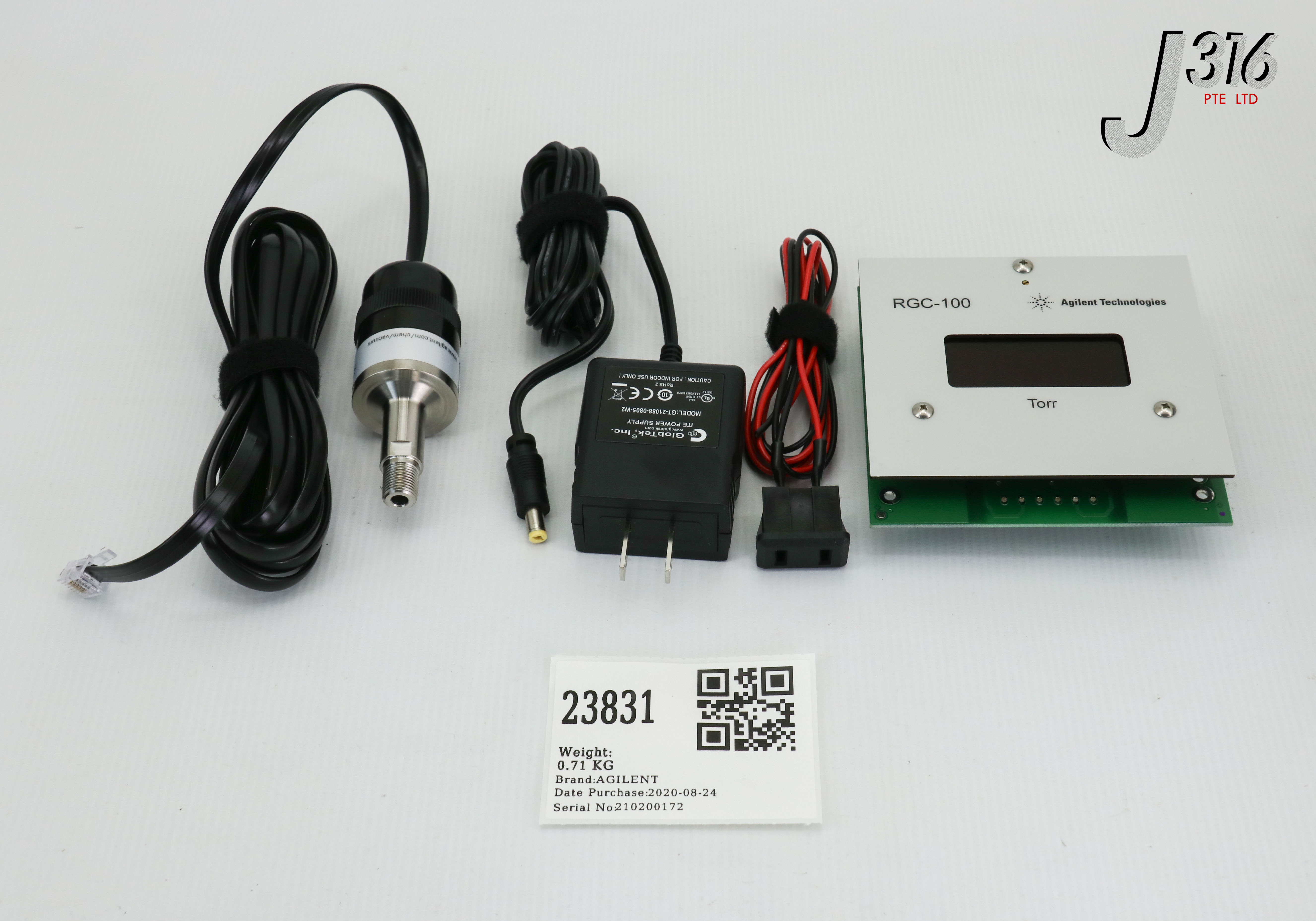 ③ 23831 AGILENT MILLIBAR THERMOCOUPLE VAC PR MEASUREMENT GAUGE TUBE